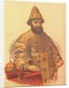 Portrait of the Tsar Michail I Fyodorovich of Russia, 1860s by Pyotr Fyodorovich Borel