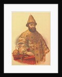 Portrait of the Tsar Michail I Fyodorovich of Russia, 1860s by Pyotr Fyodorovich Borel