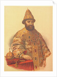 Portrait of the Tsar Michail I Fyodorovich of Russia, 1860s by Pyotr Fyodorovich Borel