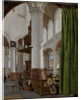 Interior of the Oude Kerk in Delft, 1654 by Gerard Houckgeest