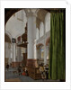 Interior of the Oude Kerk in Delft, 1654 by Gerard Houckgeest