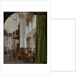 Interior of the Oude Kerk in Delft, 1654 by Gerard Houckgeest