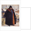 Merchant in a fur coat, 1920 by Boris Michaylovich Kustodiev