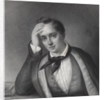 Portrait of the poet Yevgeny Abramovich Baratynsky, 1830s by Ferdinand Chevalier