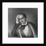 Portrait of the poet Yevgeny Abramovich Baratynsky, 1830s by Ferdinand Chevalier