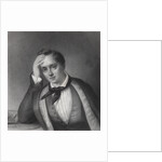 Portrait of the poet Yevgeny Abramovich Baratynsky, 1830s by Ferdinand Chevalier