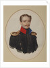 Portrait of Platon Ivanovich Panshin, 1841 by Alexander Ivanovich Klünder