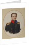 Portrait of Platon Ivanovich Panshin, 1841 by Alexander Ivanovich Klünder