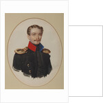 Portrait of Platon Ivanovich Panshin, 1841 by Alexander Ivanovich Klünder