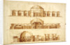 Reconstruction project of the Baths of Agrippa, Rome, c. 1550 by Andrea Palladio