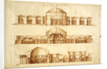 Reconstruction project of the Baths of Agrippa, Rome, c. 1550 by Andrea Palladio