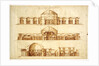 Reconstruction project of the Baths of Agrippa, Rome, c. 1550 by Andrea Palladio