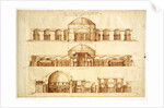 Reconstruction project of the Baths of Agrippa, Rome, c. 1550 by Andrea Palladio
