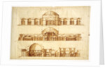 Reconstruction project of the Baths of Agrippa, Rome, c. 1550 by Andrea Palladio