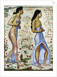 Two Women in Flowers (Emotion 1a), 1901-1906 by Ferdinand Hodler