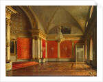 The Small Throne Room of the Winter Palace, 1837 by Sergei Konstantinovich Zaryanko