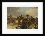 Cossacks pursued retreating French soldiers, 1812, 1827 by Auguste-Joseph Desarnod