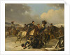Cossacks pursued retreating French soldiers, 1812, 1827 by Auguste-Joseph Desarnod