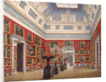 Interiors of the New Hermitage. The Room of Flemish painting, 1854 by Eduard Hau
