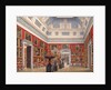 Interiors of the New Hermitage. The Room of Flemish painting, 1854 by Eduard Hau