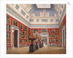 Interiors of the New Hermitage. The Room of Flemish painting, 1854 by Eduard Hau