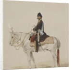 Equestrian Portrait of Naser al-Din Shah Qajar, 1873 by Mihály Zichy