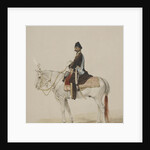 Equestrian Portrait of Naser al-Din Shah Qajar, 1873 by Mihály Zichy
