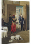 Foyer of the Great Palace in Tsarskoye Selo, 1865 by Mihály Zichy