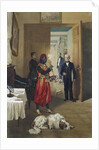Foyer of the Great Palace in Tsarskoye Selo, 1865 by Mihály Zichy