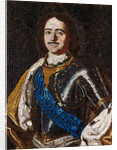 Portrait of Emperor Peter I the Great, 1754 by Mikhail Vasilyevich Lomonosov