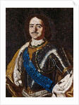 Portrait of Emperor Peter I the Great, 1754 by Mikhail Vasilyevich Lomonosov