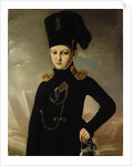 Cossack of the 1st Mounted Cossack Regiment Count M.A. Dmitriev-Mamonov, First quarter of 19th centu by Anonymous
