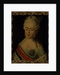 Portrait of Grand Duchess Natalia Alexeyevna of Russia, Princess Wilhelmina Louisa of He by Anonymous