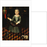 Girl with parrot, Mid of the 18th century by Anonymous