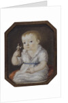 Portrait of Sergey Ivanovich Volkov as child, ca 1808 by Anonymous