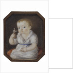 Portrait of Sergey Ivanovich Volkov as child, ca 1808 by Anonymous