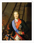 Count Alexey Grigoryevich Orlov in the Battle of Chesma, 19th century by Anonymous
