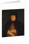 Portrait of the Tsarina Natalia Naryshkina, wife of tsar Alexis I of Russia, First third by Anonymous