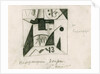 Stage design for the opera Victory over the sun by A. Kruchenykh, 1913 by Kasimir Severinovich Malevich