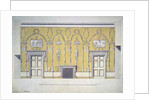 Design of the Green Dining room Great Palace in Tsarskoye Selo, Early 1780s by Charles Cameron