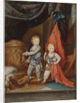 Portrait of Grand Dukes Alexander Pavlovich and Constantine Pavlovich as children, 1790 by Anonymous