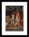 Portrait of Grand Dukes Alexander Pavlovich and Constantine Pavlovich as children, 1790 by Anonymous