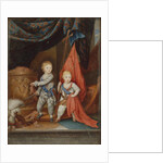 Portrait of Grand Dukes Alexander Pavlovich and Constantine Pavlovich as children, 1790 by Anonymous