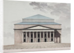 Facade of the Saint Petersburg Imperial Bolshoi Kamenny Theatre, 1803-1804 by Jean François Thomas de Thomon