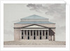 Facade of the Saint Petersburg Imperial Bolshoi Kamenny Theatre, 1803-1804 by Jean François Thomas de Thomon