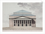Facade of the Saint Petersburg Imperial Bolshoi Kamenny Theatre, 1803-1804 by Jean François Thomas de Thomon