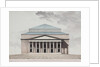 Facade of the Saint Petersburg Imperial Bolshoi Kamenny Theatre, 1803-1804 by Jean François Thomas de Thomon