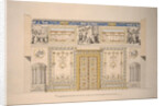 Design for the Lyons Hall (Yellow Drawing-Room) in the Great Palace of Tsarskoye Selo, Early 1780s by Charles Cameron
