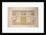 Design for the Lyons Hall (Yellow Drawing-Room) in the Great Palace of Tsarskoye Selo, Early 1780s by Charles Cameron