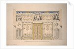 Design for the Lyons Hall (Yellow Drawing-Room) in the Great Palace of Tsarskoye Selo, Early 1780s by Charles Cameron